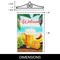 G128 Combo Pack Garden Flag Hanger 14IN & Garden Flag Welcome Beach Drink Printed 12x18IN Double Sided